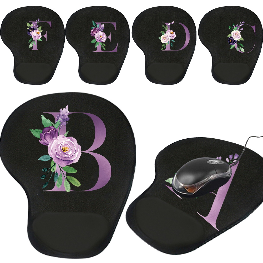 Tradescantia Purple - Protetor de pulso mouse pad mesa