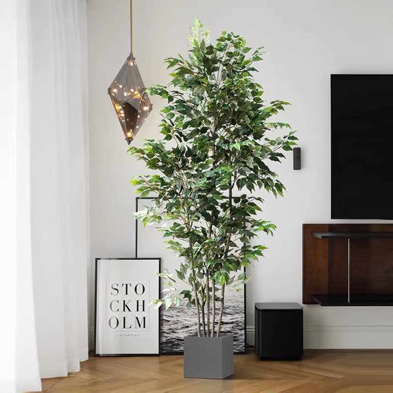Ficus Lyrata Tree - 70in artificial ficus árvore falso piso