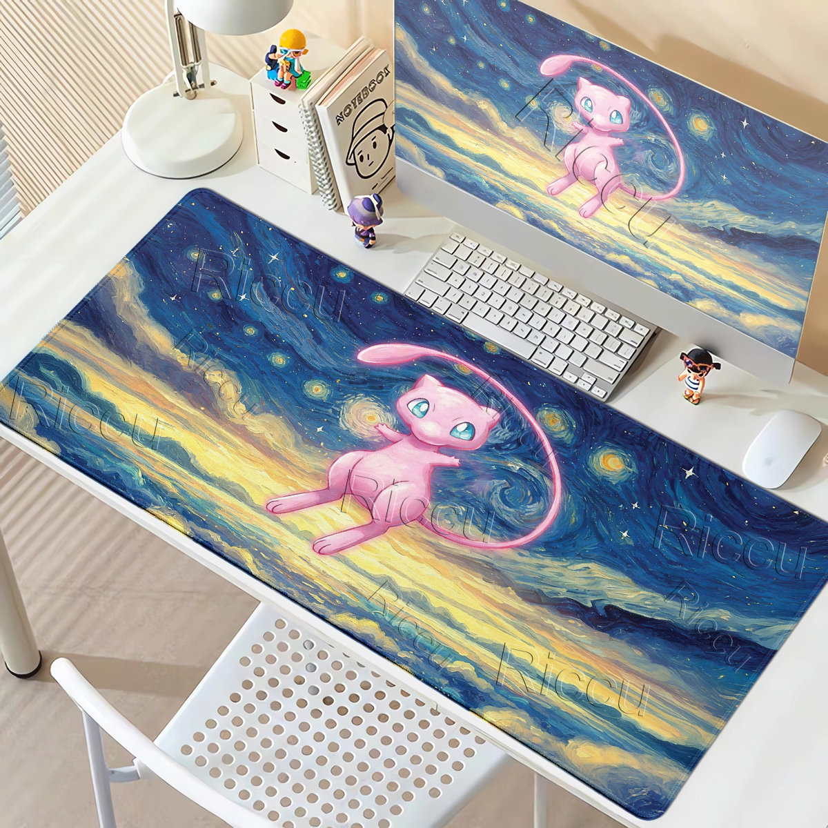 Tradescantia Purple - Mouse Pads Gamer XXL Kawaii P-Pokémon