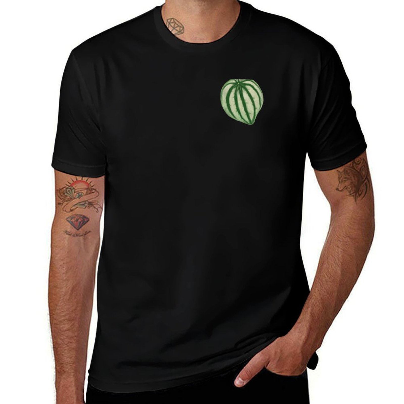 Peperomia Watermelon - Camiseta Watermelon Peperomia casual com estampa