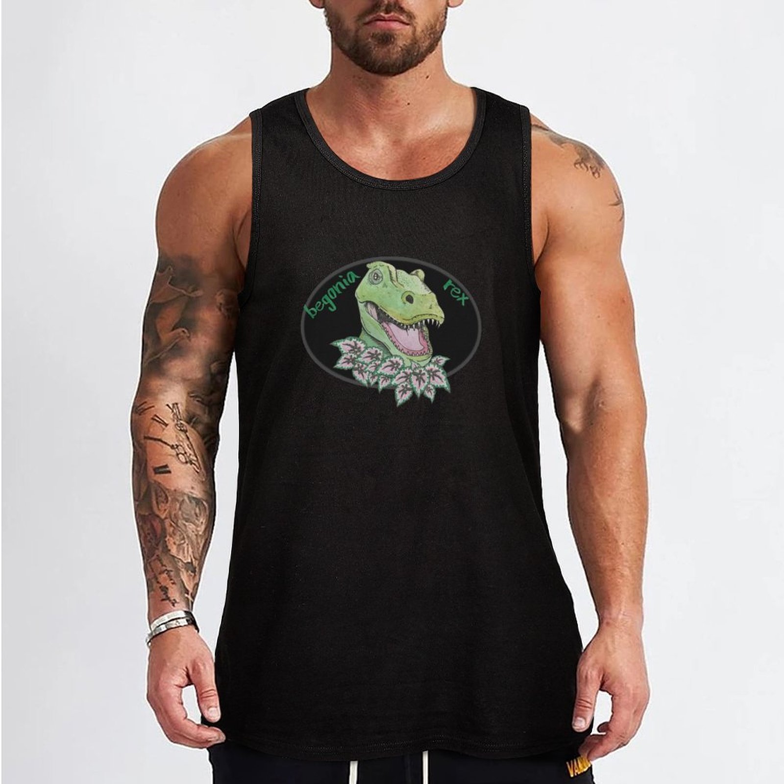 T rex begonia Tank Top Street  - Begonia Rex avaliação e preço