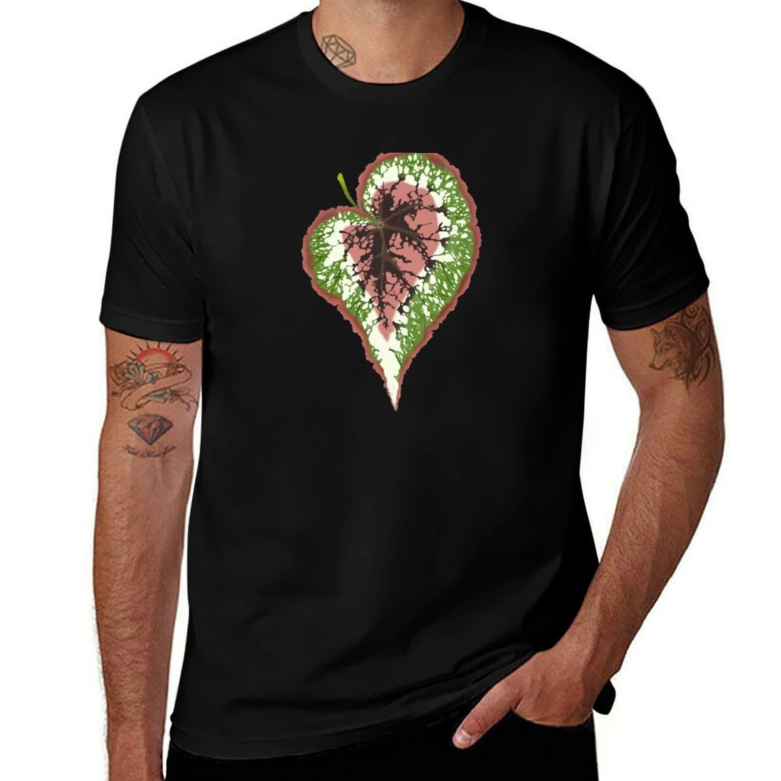 Camiseta Begonia Rex com desig - Begonia Rex avaliação e preço