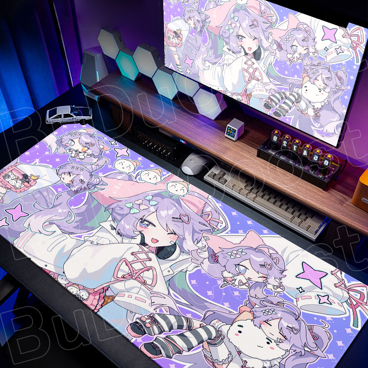 Tapete de Teclado Roxo Tenko S - Tradescantia Purple avaliação e preço