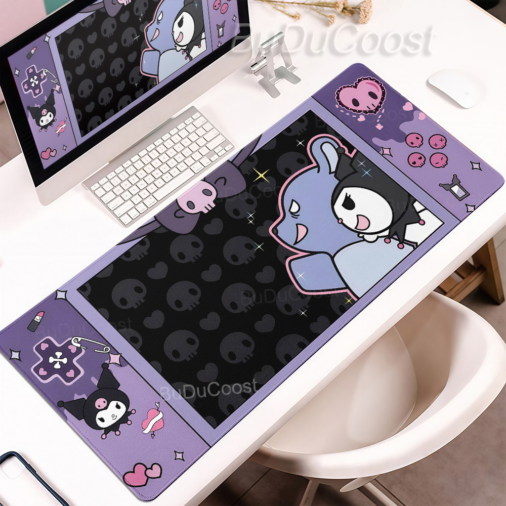 Mouse Pad Cartoon Kuromi Rosa  - Tradescantia Purple avaliação e preço