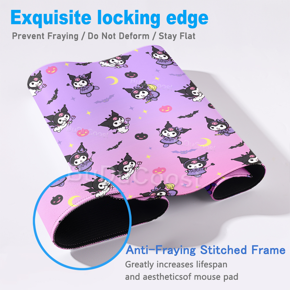 Mouse Pad Cartoon Kuromi Rosa  - Tradescantia Purple avaliação e preço