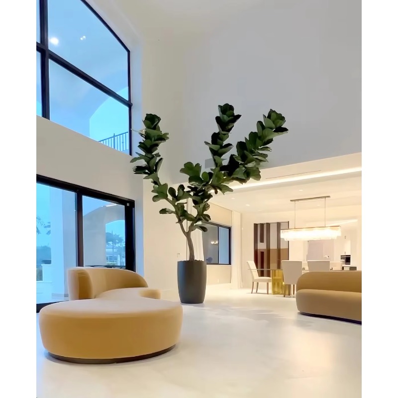Plantas artificiais de interio - Ficus Lyrata Tree avaliação e preço