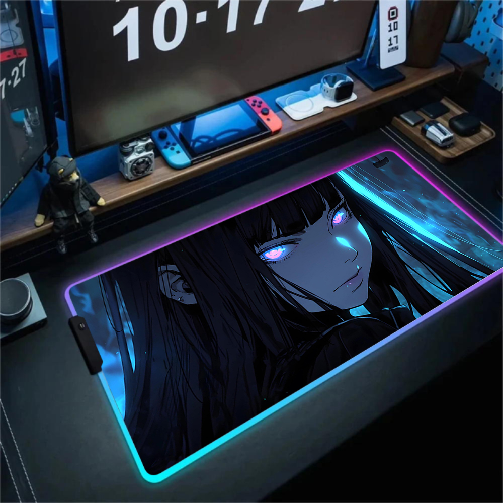 Anime menina mousepad gaming m - Tradescantia Purple avaliação e preço