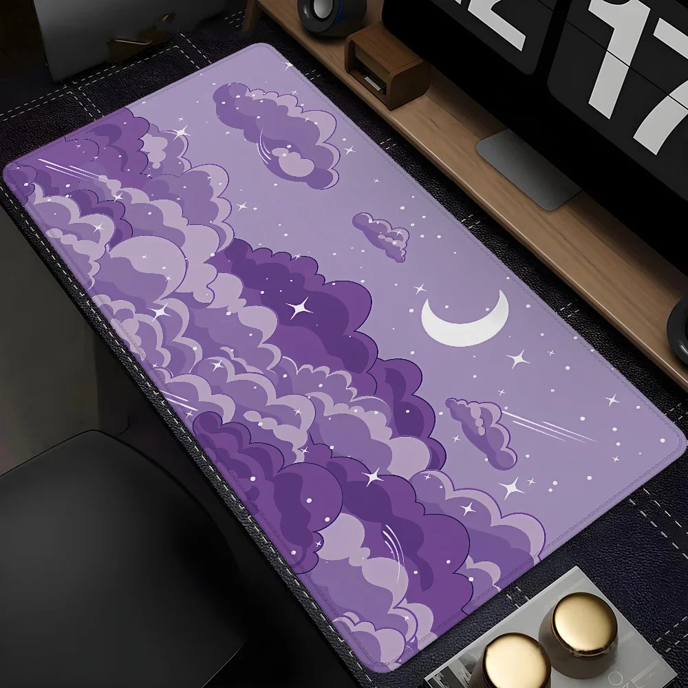 Mouse Pad Grande VIKAMA Nuvem  - Tradescantia Purple avaliação e preço