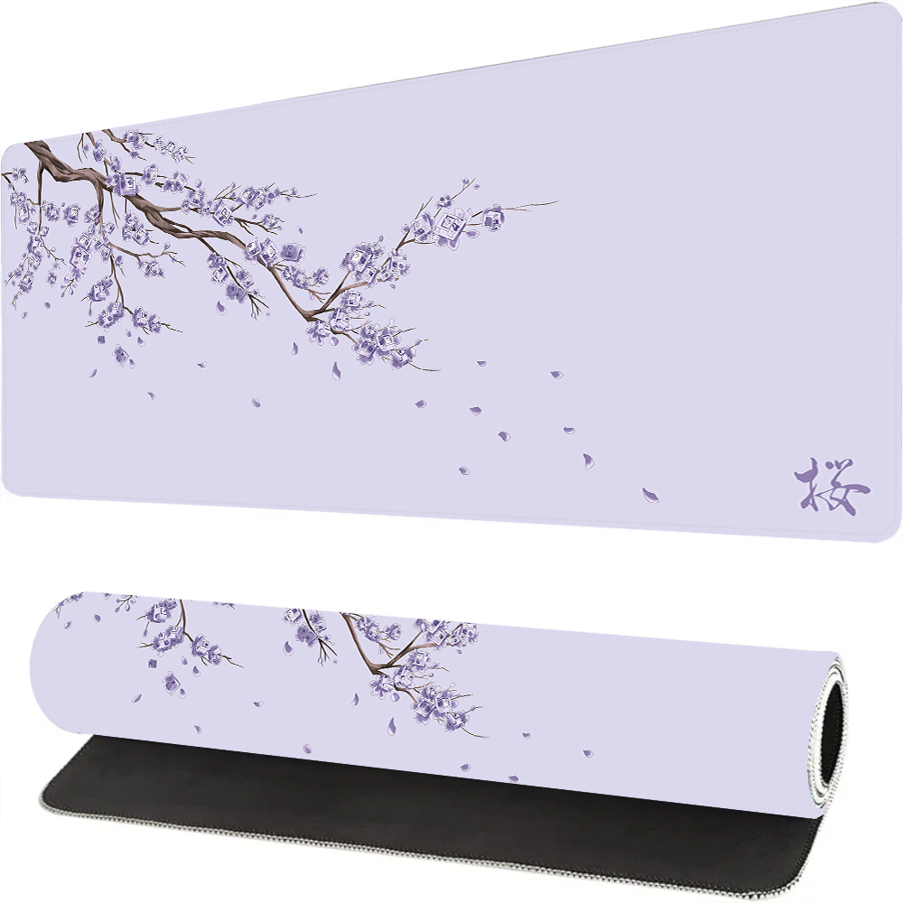 Japão azul sakura gaming mouse - Tradescantia Purple avaliação e preço