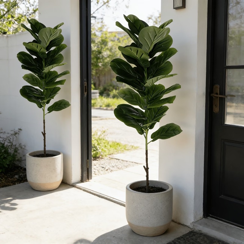 1 Unidade de Árvore Artificial - Ficus Lyrata Tree avaliação e preço