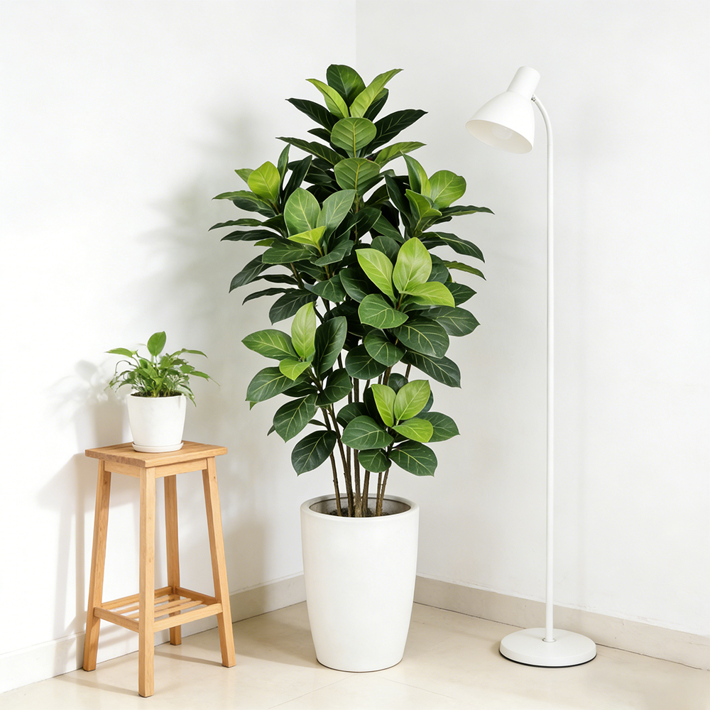 Plantas Artificiais de Ficus d - Ficus Lyrata Tree avaliação e preço