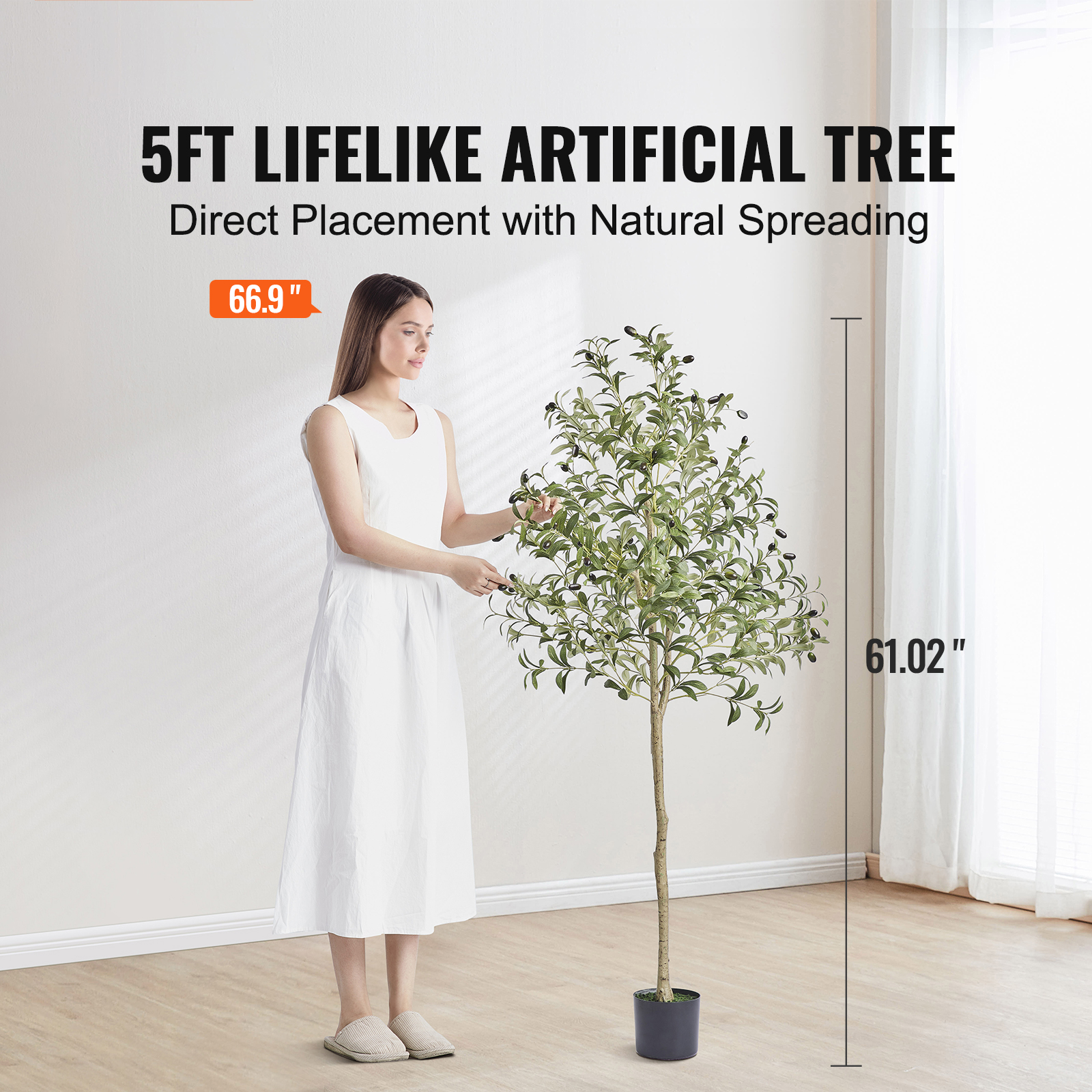 Aceebuy oliveira artificial 4/ - Ficus Lyrata Tree avaliação e preço