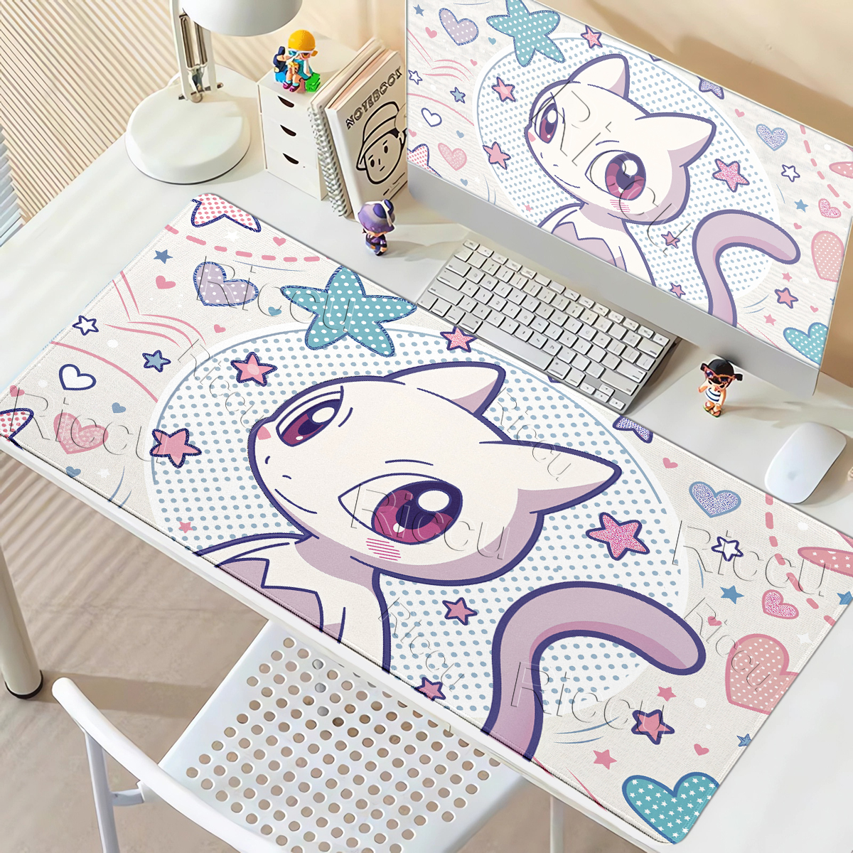 Mouse Pads Gamer XXL Kawaii P- - Tradescantia Purple avaliação e preço