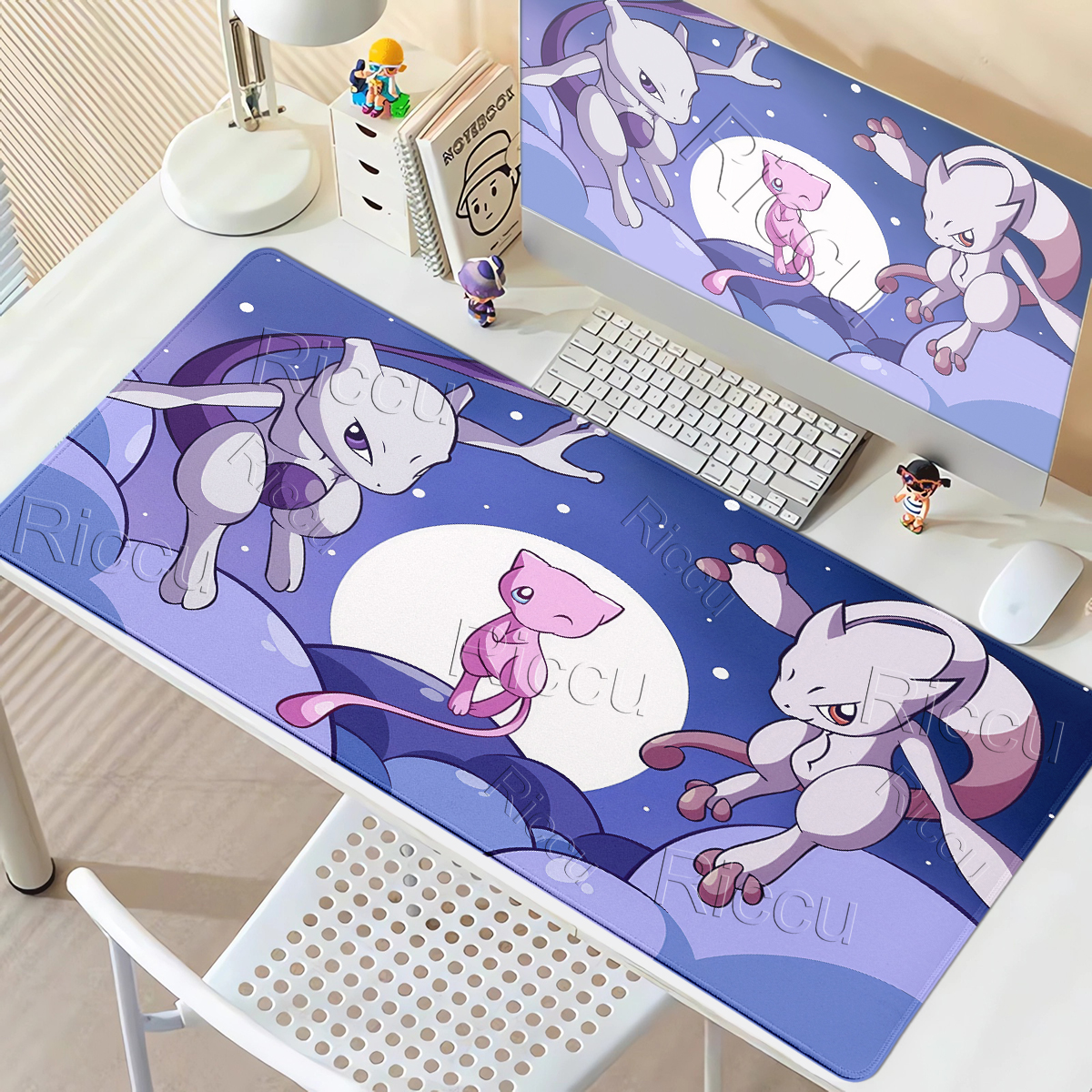 Mouse Pads Gamer XXL Kawaii P- - Tradescantia Purple avaliação e preço