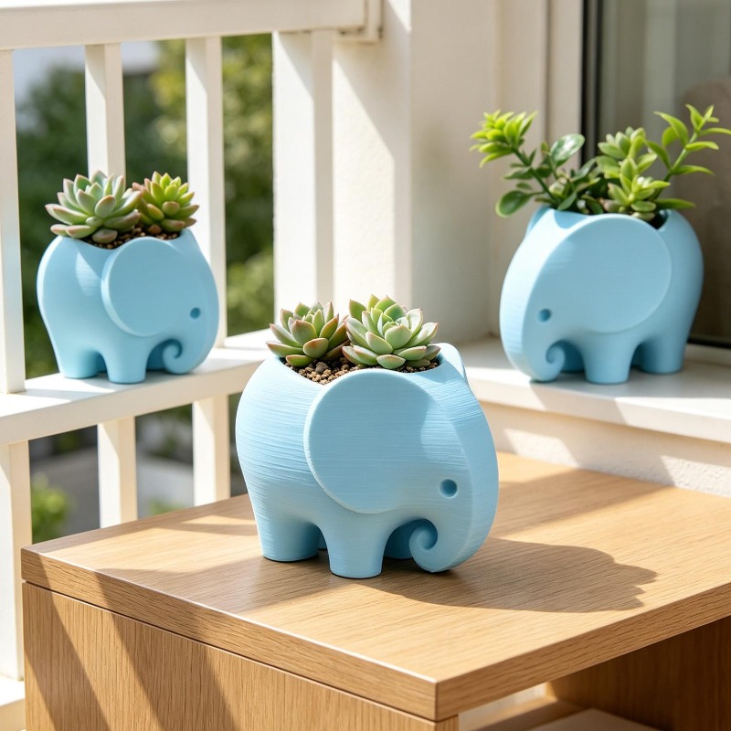 Vaso de Flores em Forma de Ele - Echeveria Succulent avaliação e preço