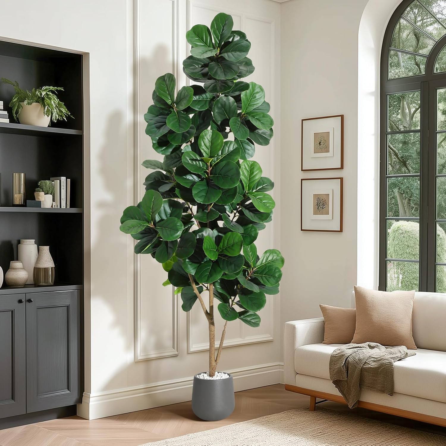 Árvore de figo artificial com  - Ficus Lyrata Tree avaliação e preço